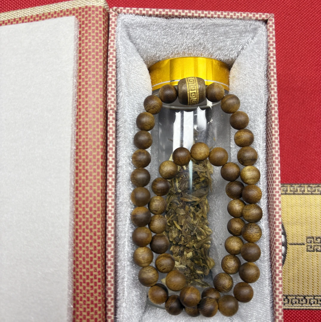 芽白双圈回纹0.8*48颗手串香味好手工珠串通用配饰DIY编织