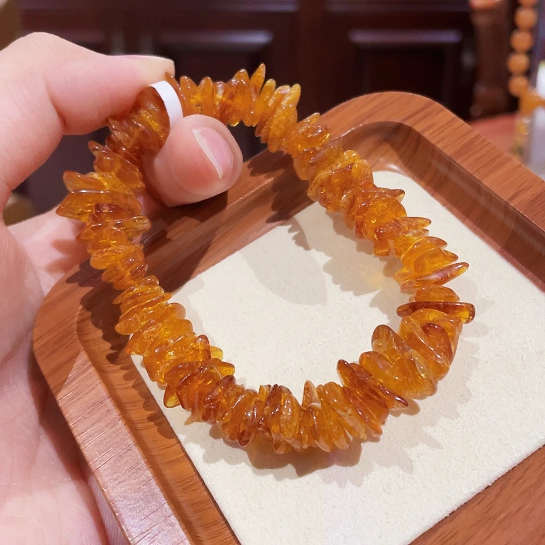 蜜蜡未镶嵌手串手串