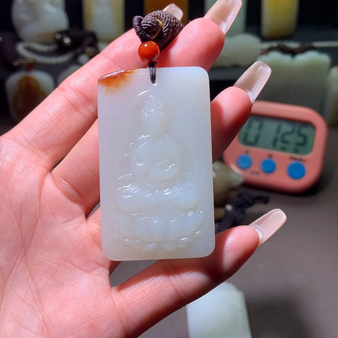 和田玉未镶嵌颈饰X