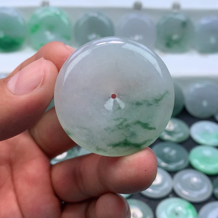 颈饰未镶嵌翡翠缅甸天然A货翡翠40-6,4