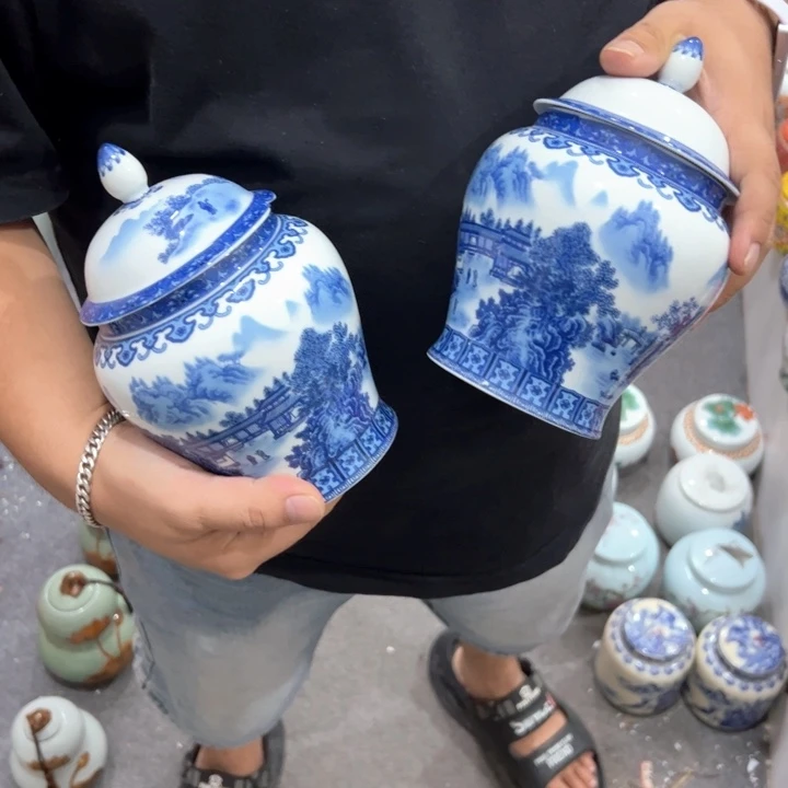 瑕疵福利品陶瓷茶叶罐介意勿拍