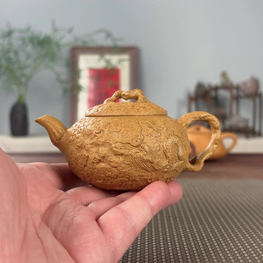 紫砂茶壶黄龙山原矿紫砂壶180