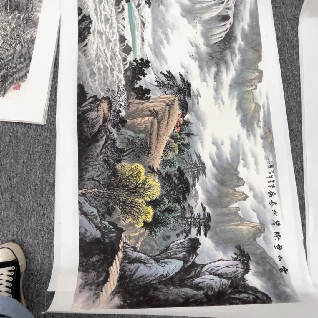 厦***店国画绘画作品多次参加全国