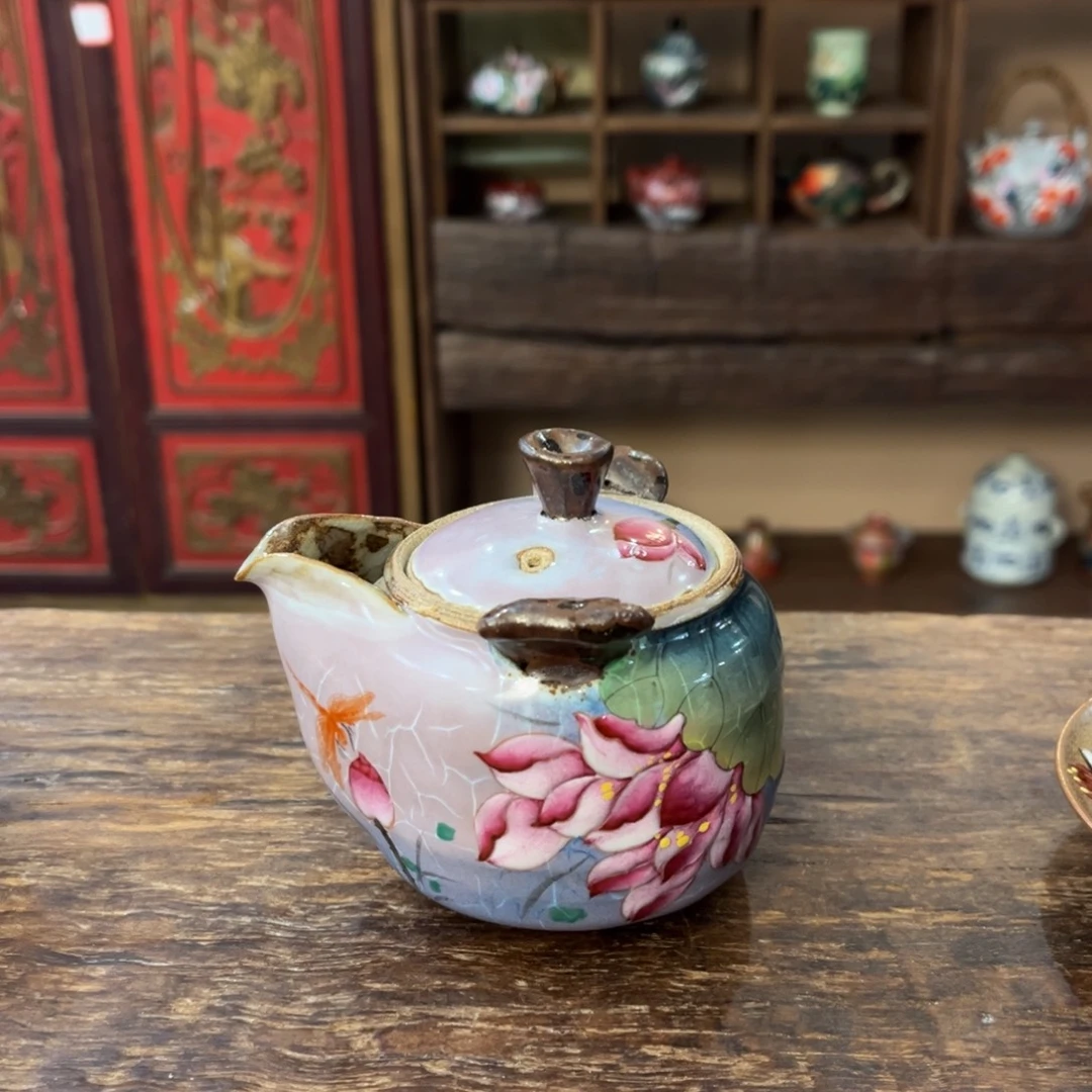 景德镇柴烧手工手绘陶瓷