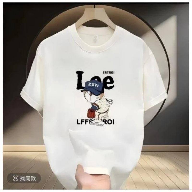 2025新款夏季男女 同款小清新圆领短袖018