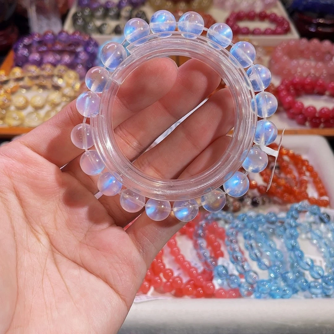 长石手链未镶嵌蓝月光9.7