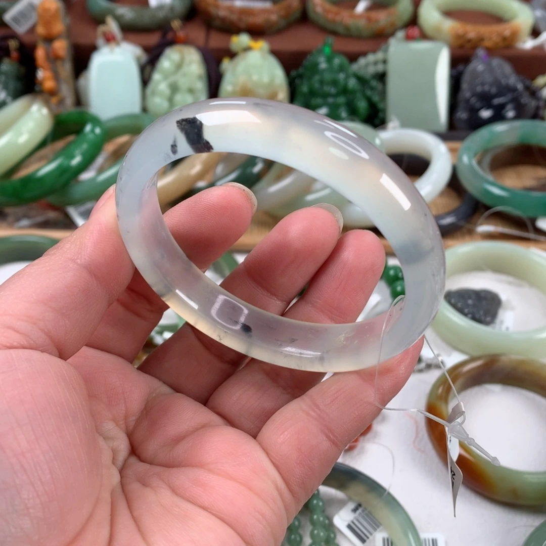 岫玉手镯未镶嵌59.9口径