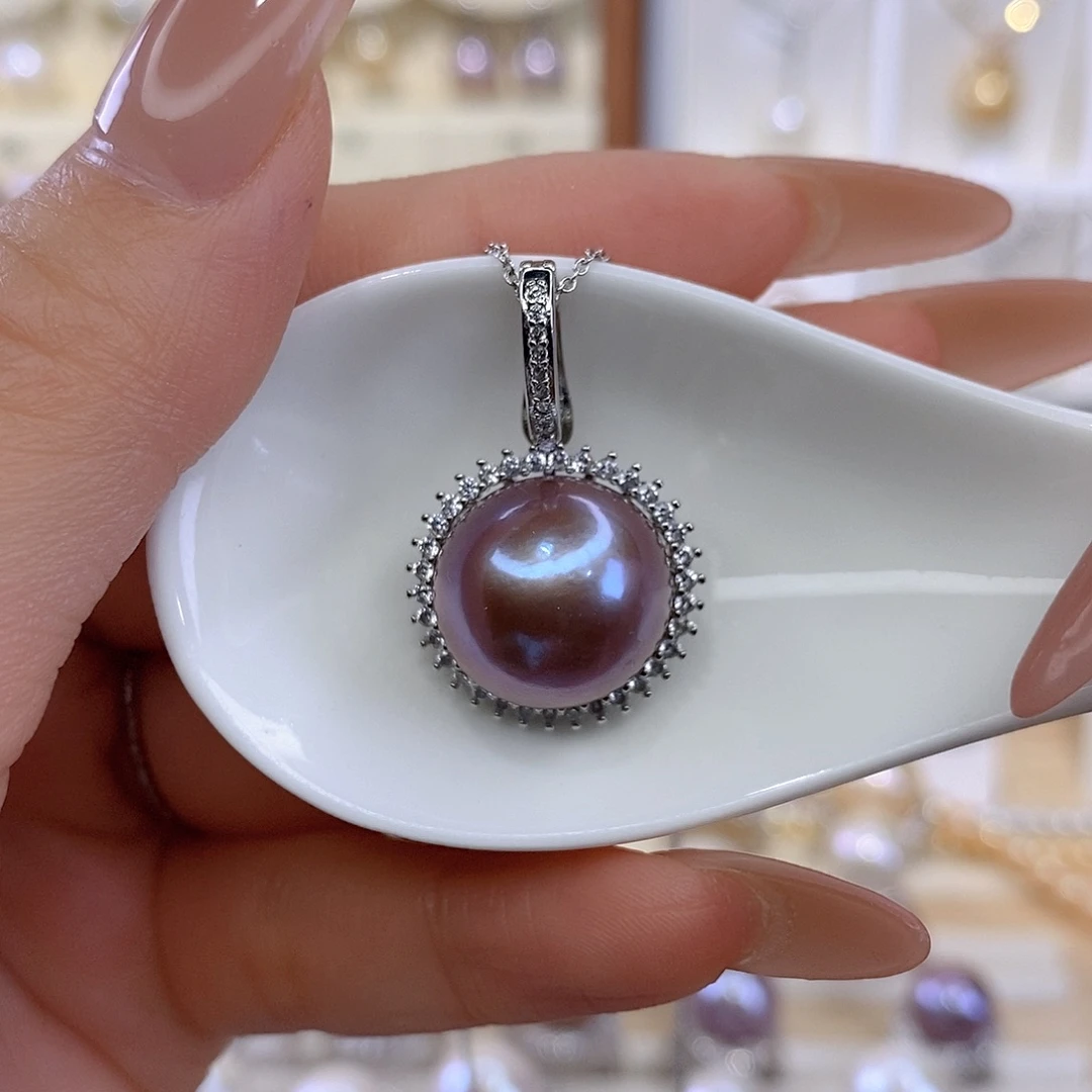 合金颈饰淡水珍珠F