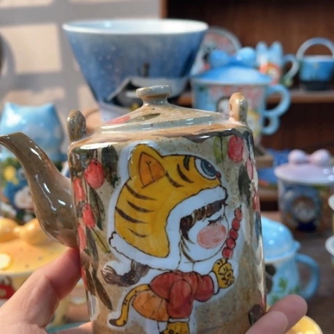 炉景德镇釉下手绘陶瓷