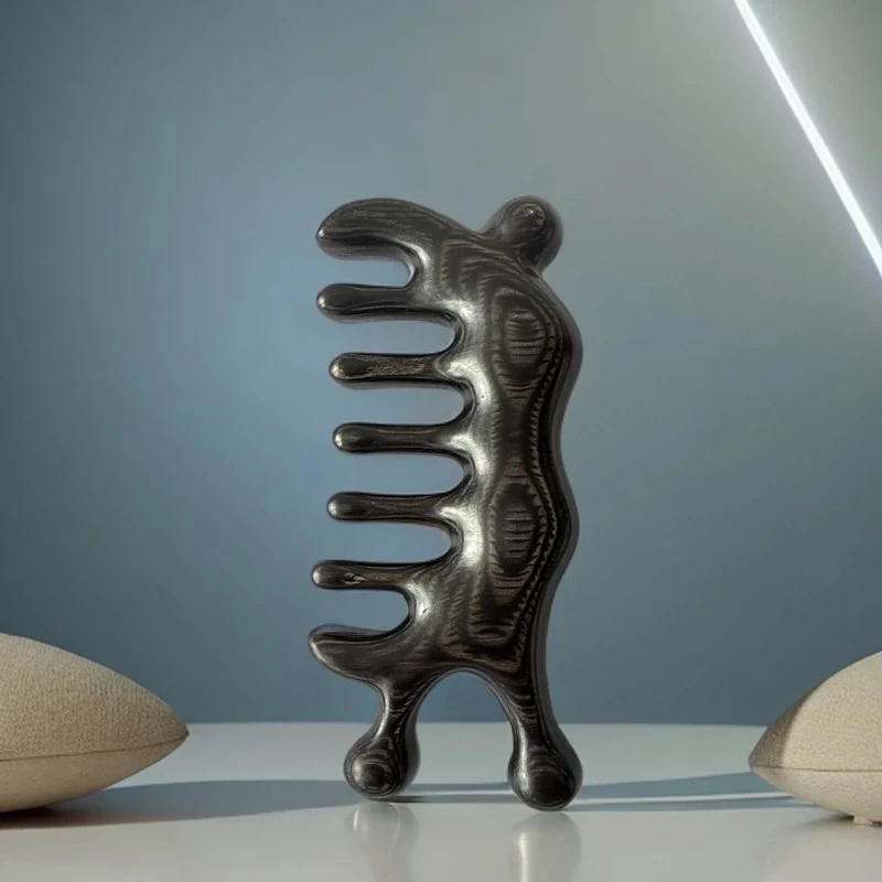 青光檀加厚大号按摩梳疏通多功能刮痧梳头