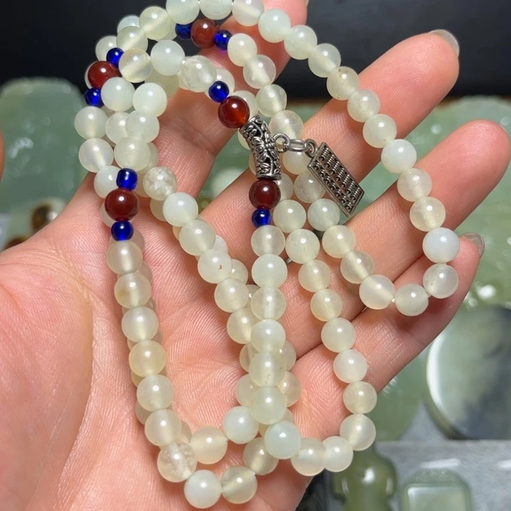蛇纹石玉合金吊坠