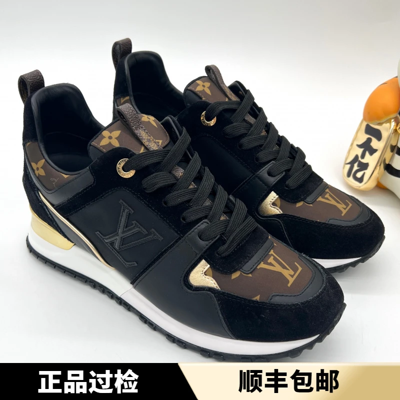 未使用 LouisVuitton/路易威登 棕黑色老花时尚运动鞋 多尺码