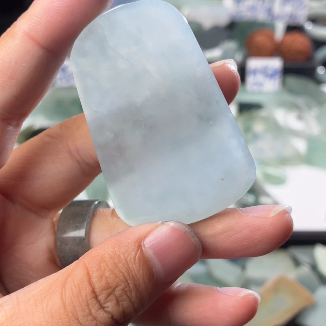 定制翡翠未镶嵌天然缅甸翡翠a货糯冰包工山水片料