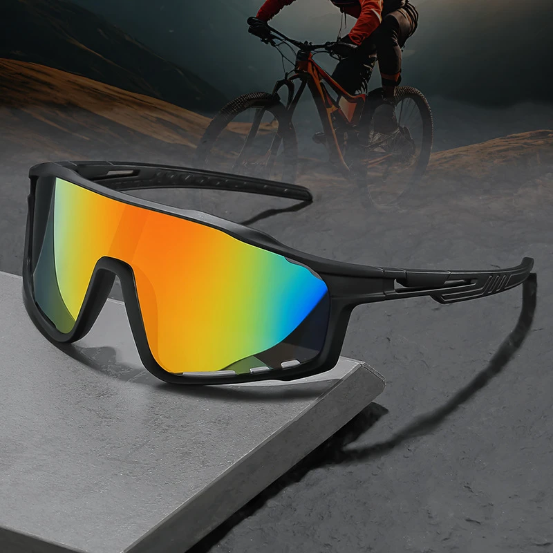 骑行眼镜变色日夜两用防风沙夜骑眼镜跑步眼镜男女款户外运动眼镜