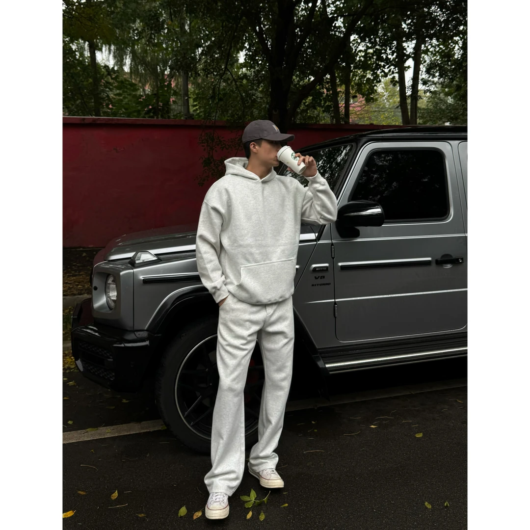 【西博】秋冬重磅卫衣420g连帽卫衣休闲百搭