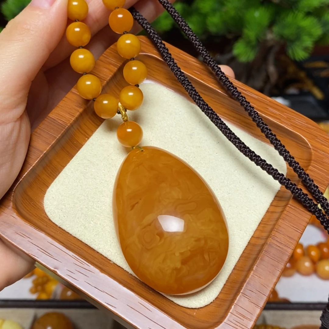 【闪购商品】蜜蜡颈饰未镶嵌项链