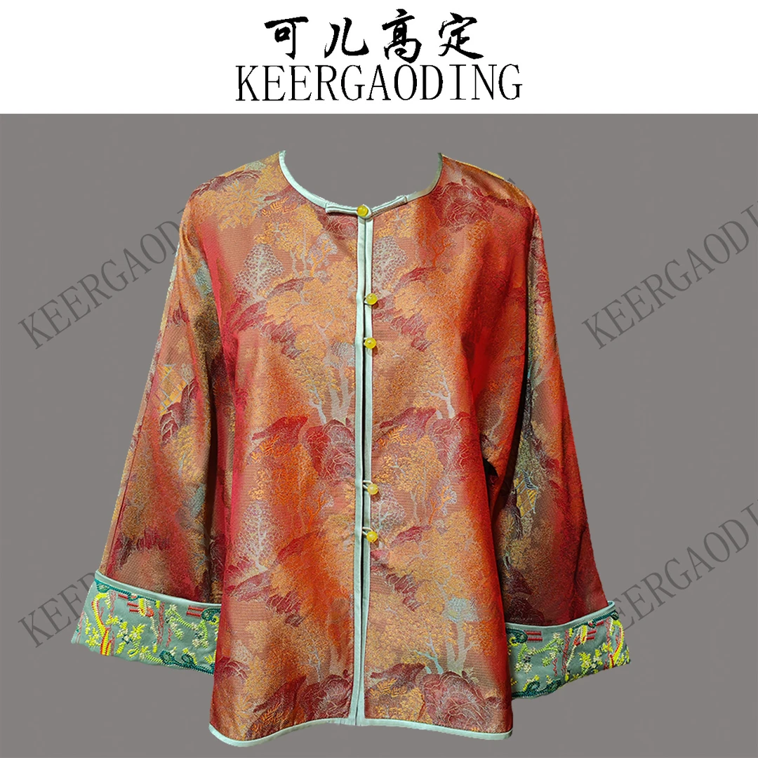 【可儿•高定】非遗宋锦异色罗高端新中式设计师款外套BZ-Y35592K