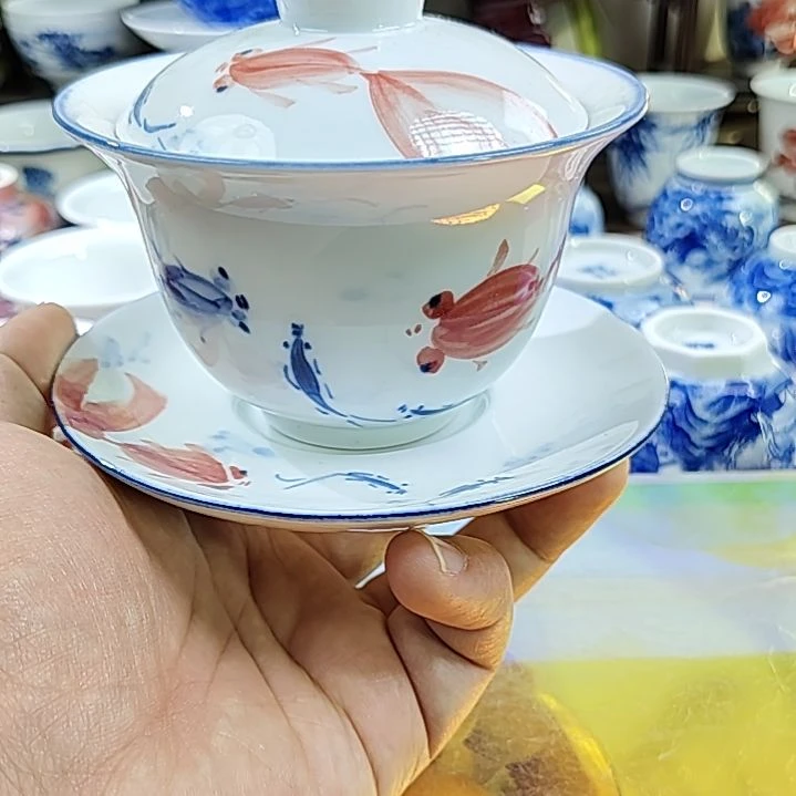 景德镇手工手绘陶瓷杯子