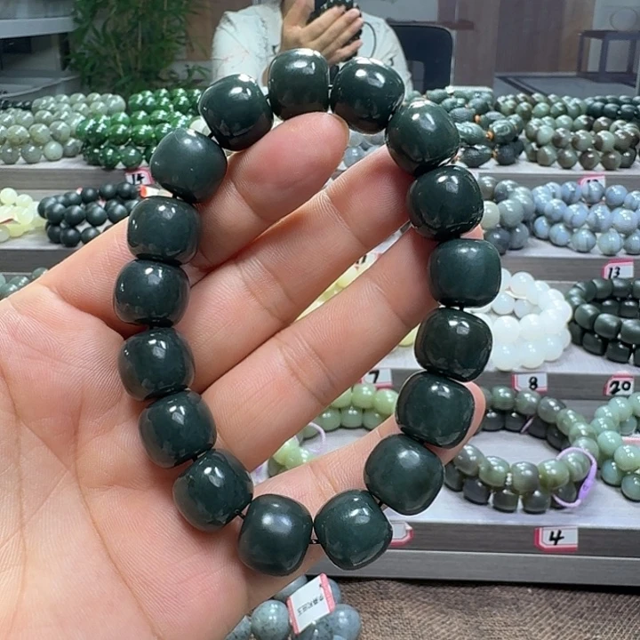 手链未镶嵌和田玉新疆且末蓝老型卡14