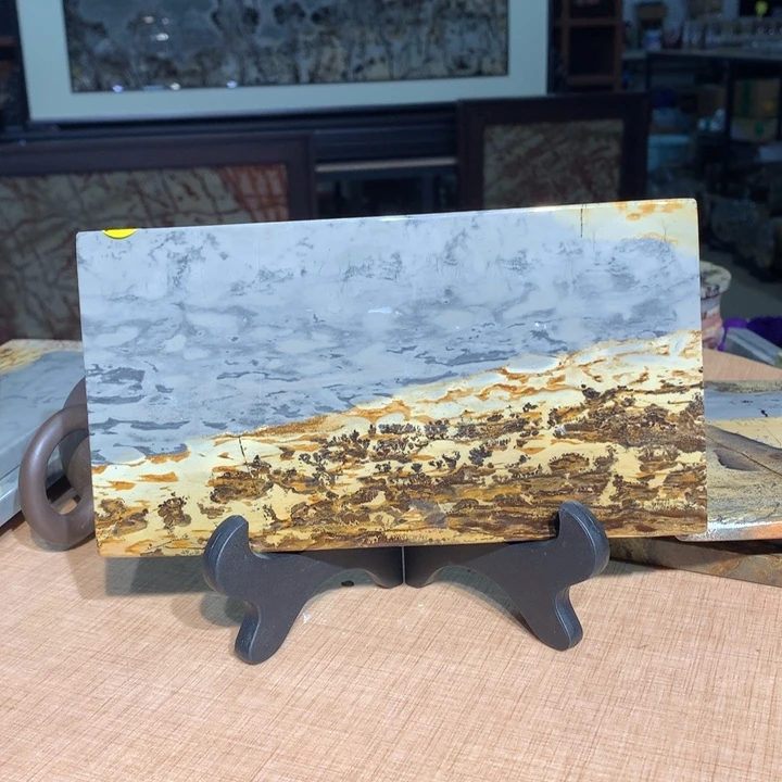 ，广西国画石摆件，收藏观赏