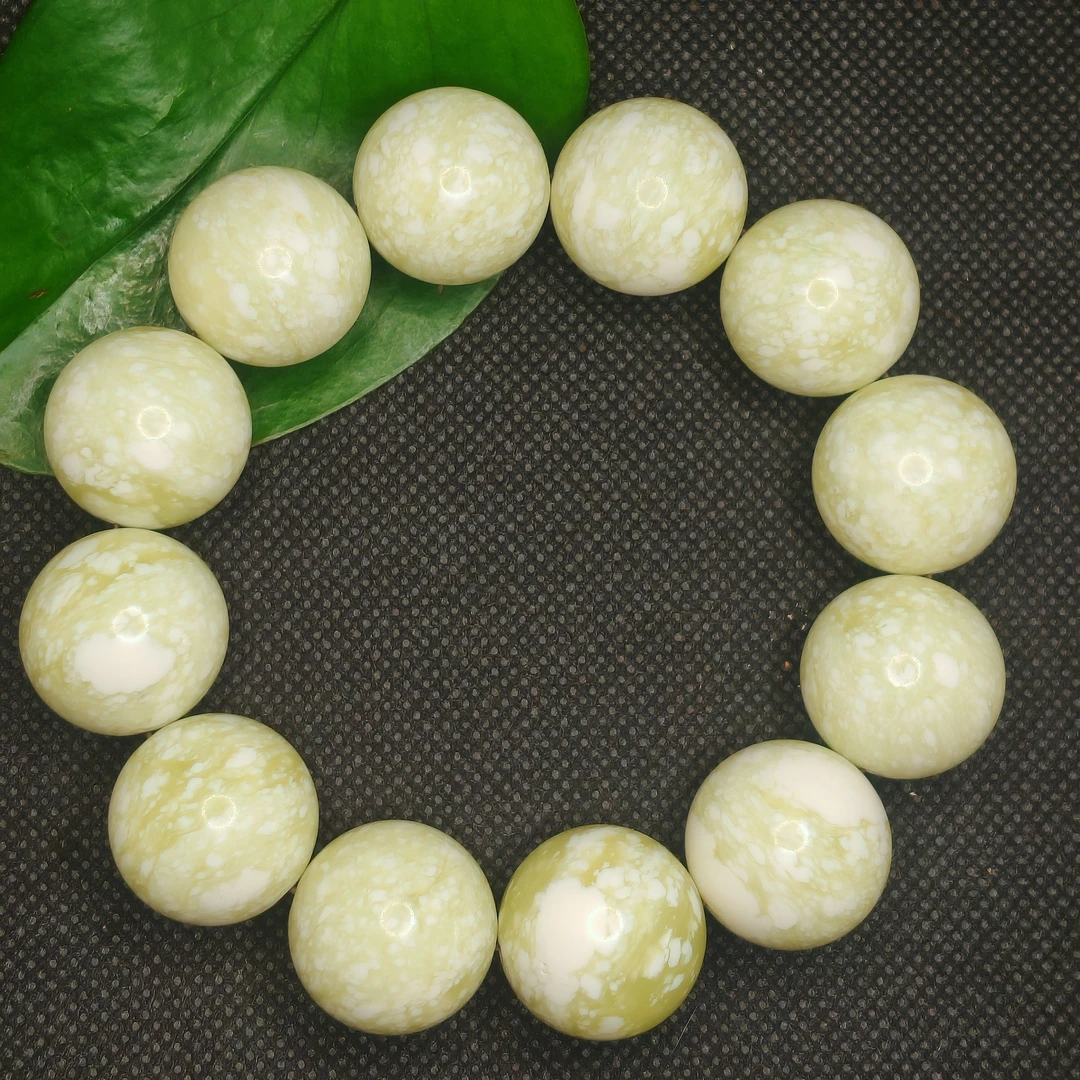 正圆2.0手工工艺品白花单圈手串