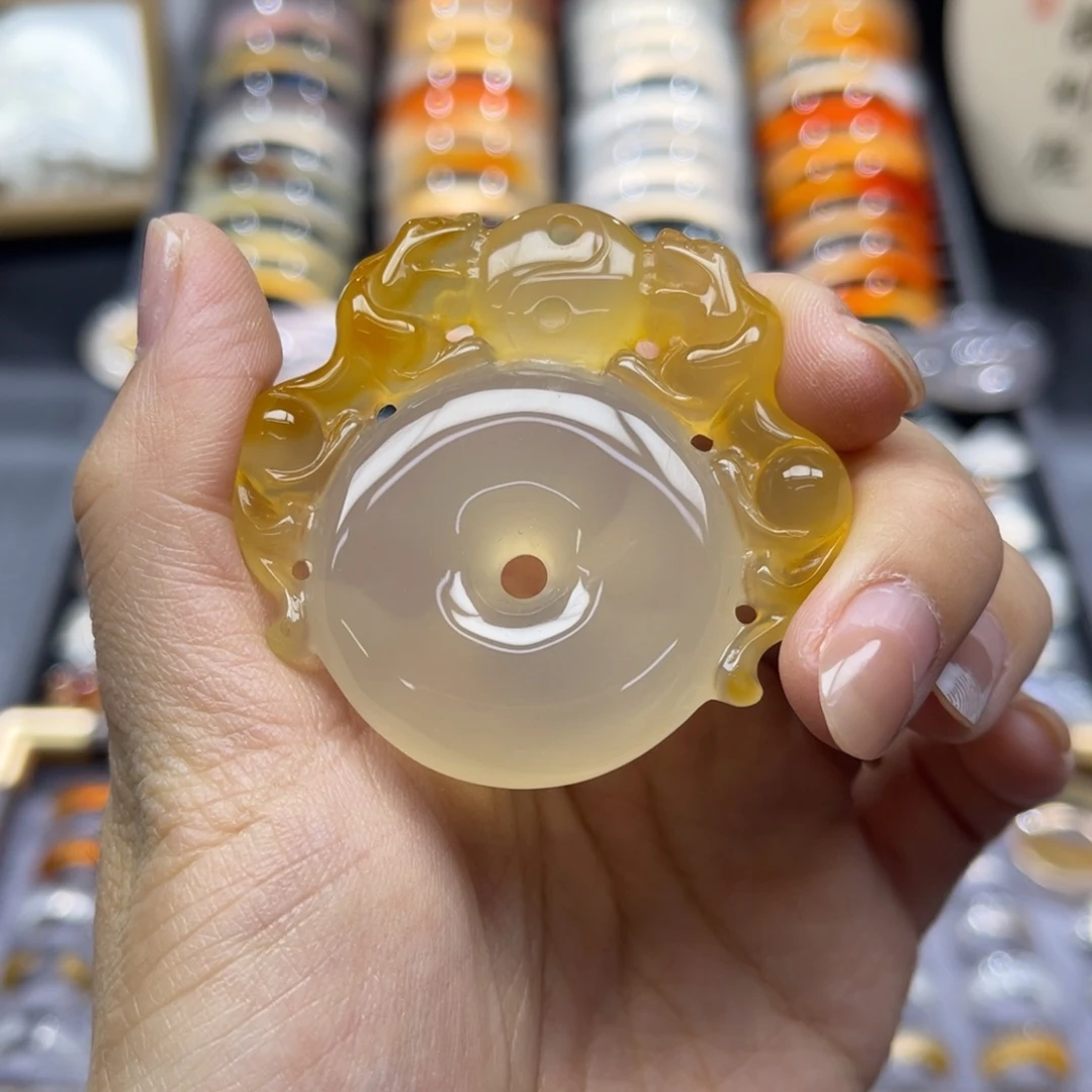 未镶嵌吊坠(赠链)玛瑙/玉髓