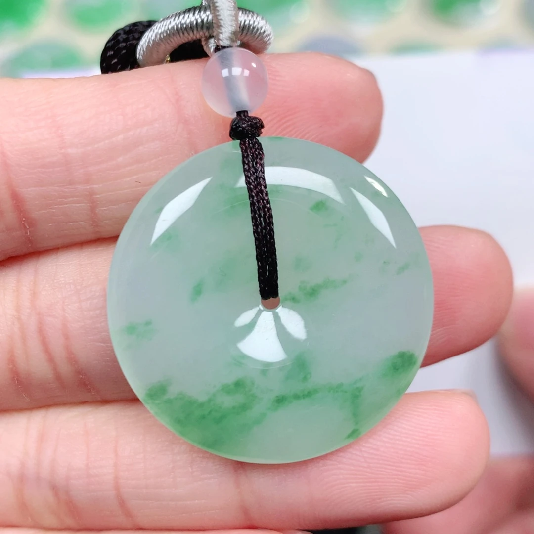 翡翠未镶嵌颈饰29.4-5.5