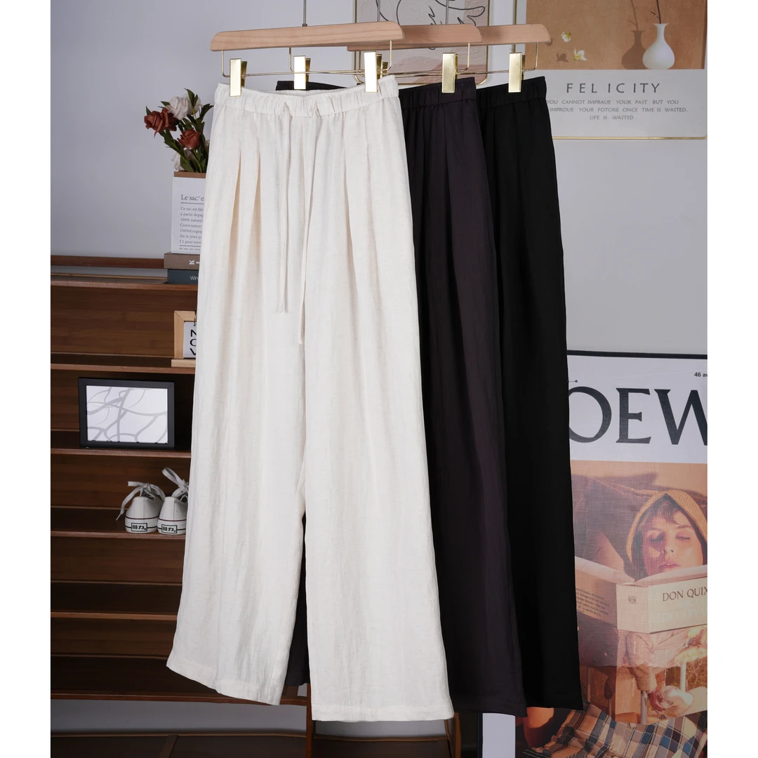 天丝麻懒懒裤HH08