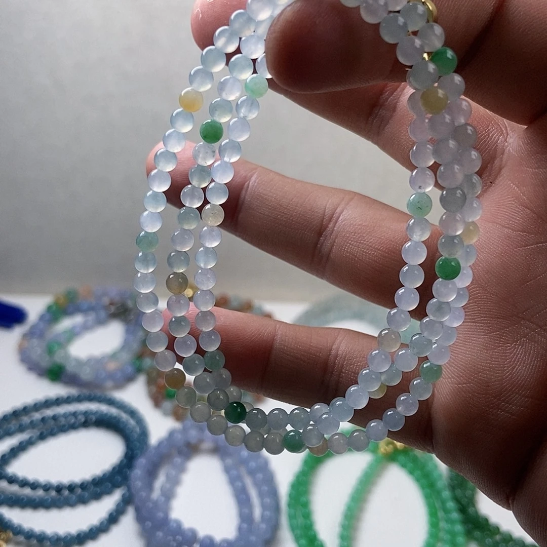 定制翡翠未镶嵌天然缅甸a货卡4.2