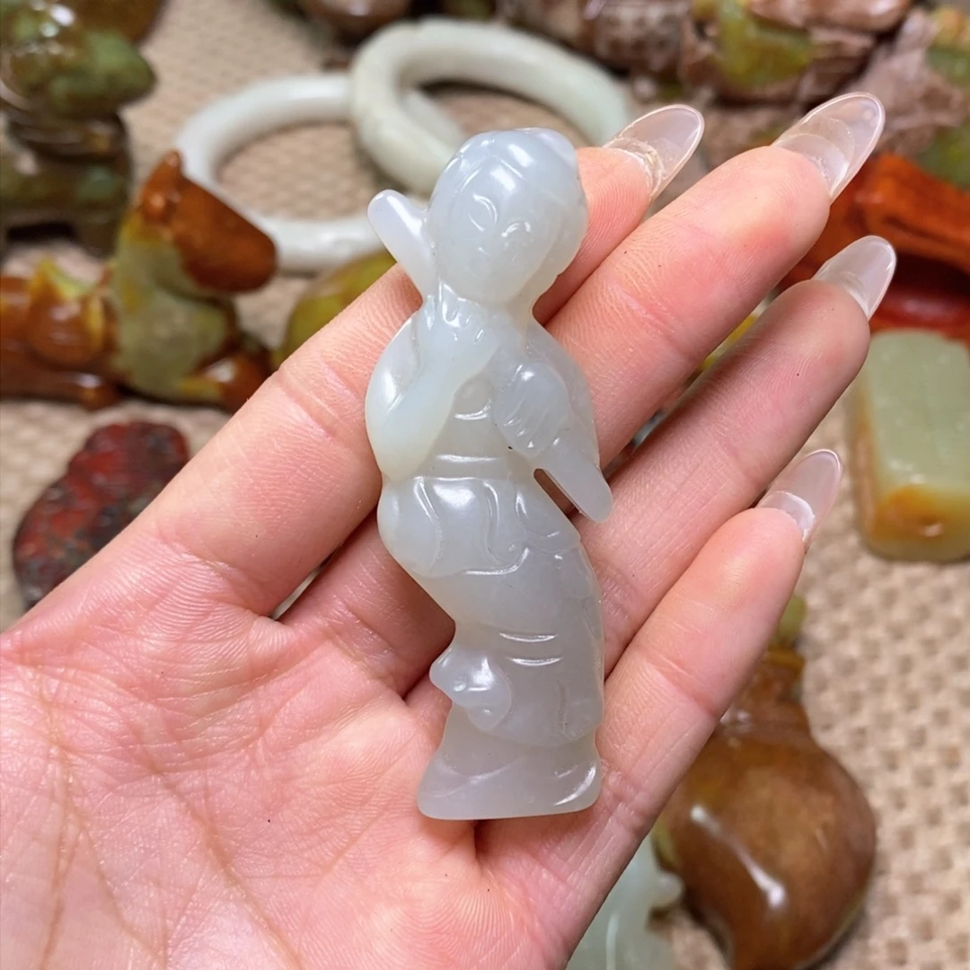 白玉菩提吊坠白玉菩提白玉菩提摆件