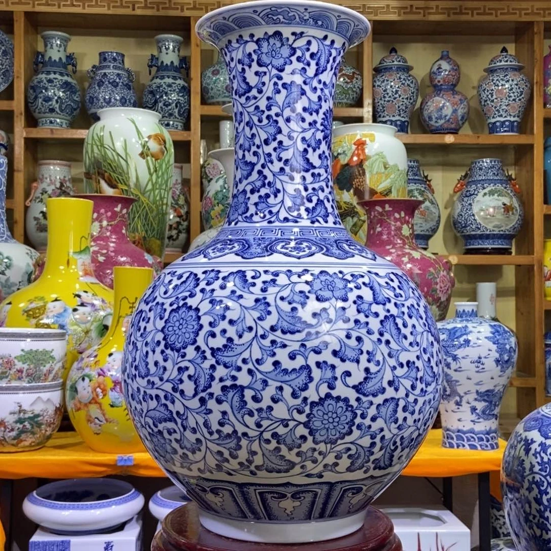 宏***收瓶景德镇陶瓷花瓶摆件