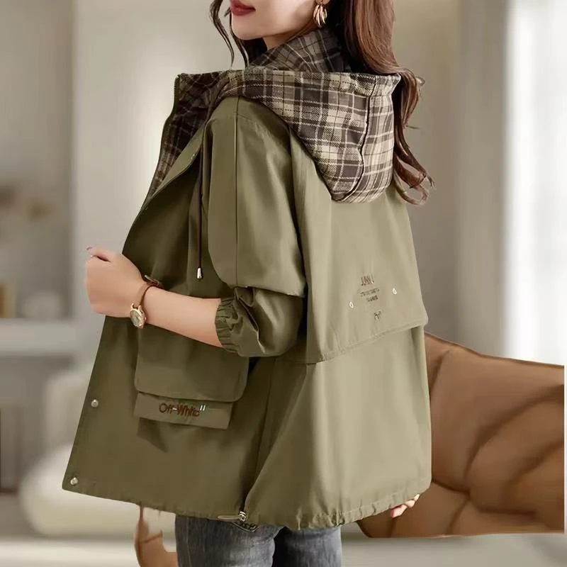 15-时尚简约大气宽松慵懒韩系夹克短外套