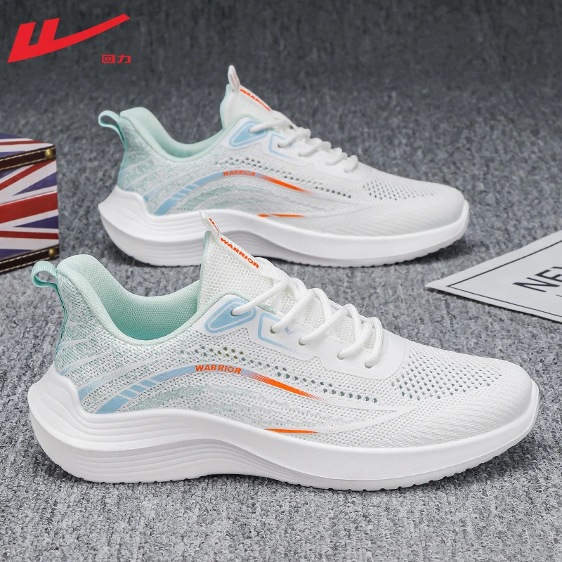 回力运动鞋男2025春季款透气网鞋男士超轻跑步鞋男耐磨休闲鞋子男