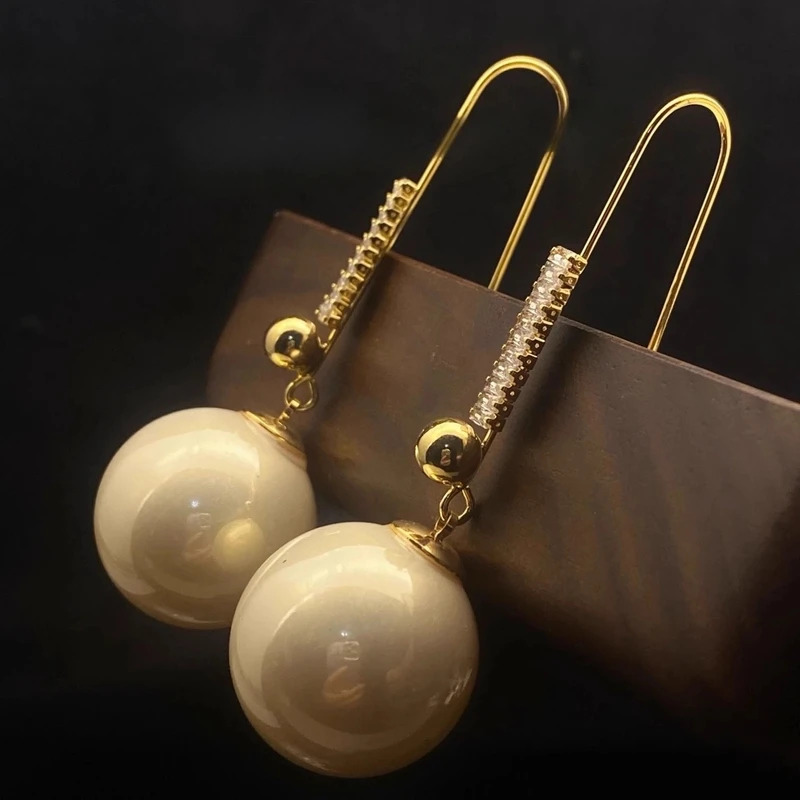 铜合金耳饰 【古米】1/29 小众独特挂钩耳环轻奢大气高级感耳环