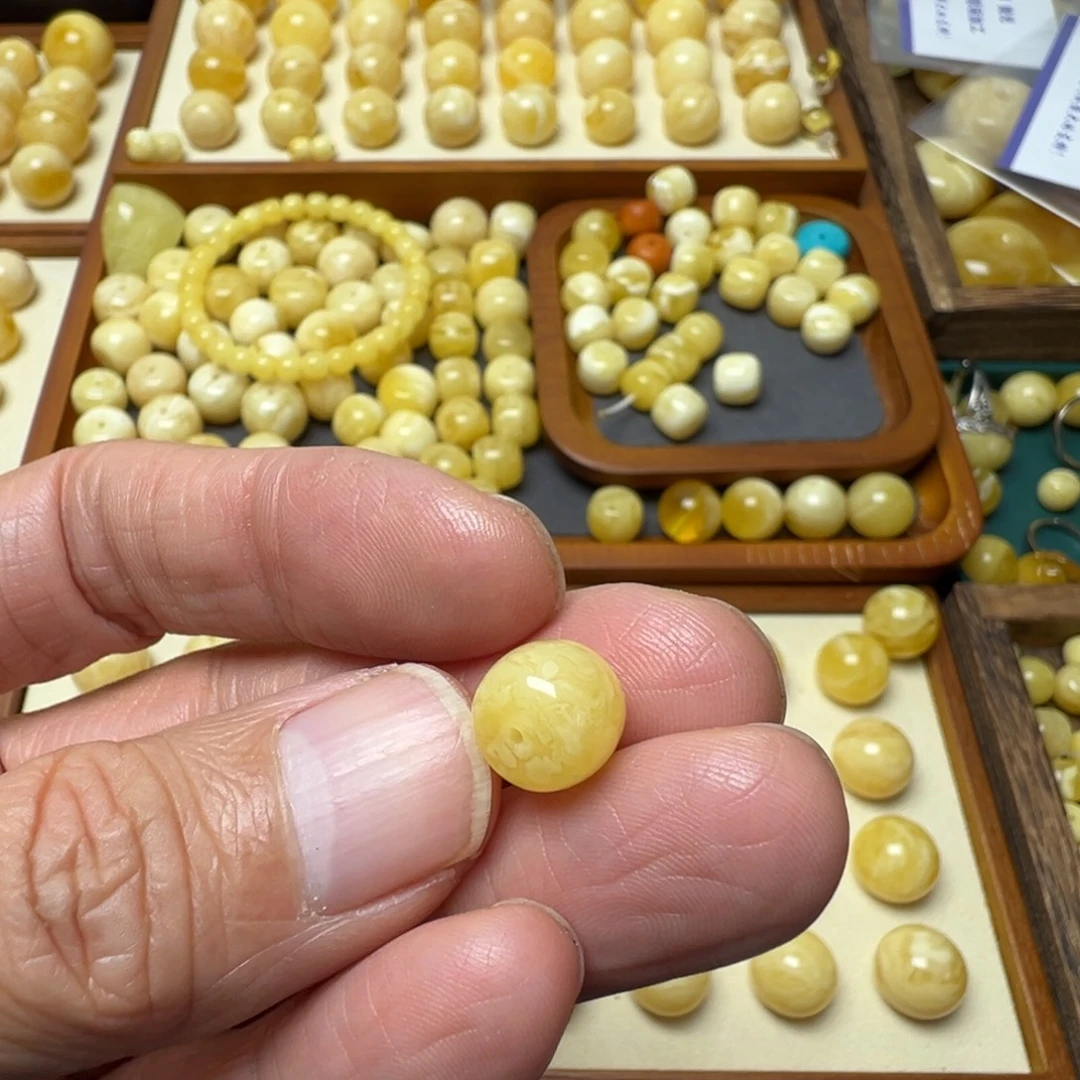 五***夜裸石蜜蜡未镶嵌琥珀蜜蜡