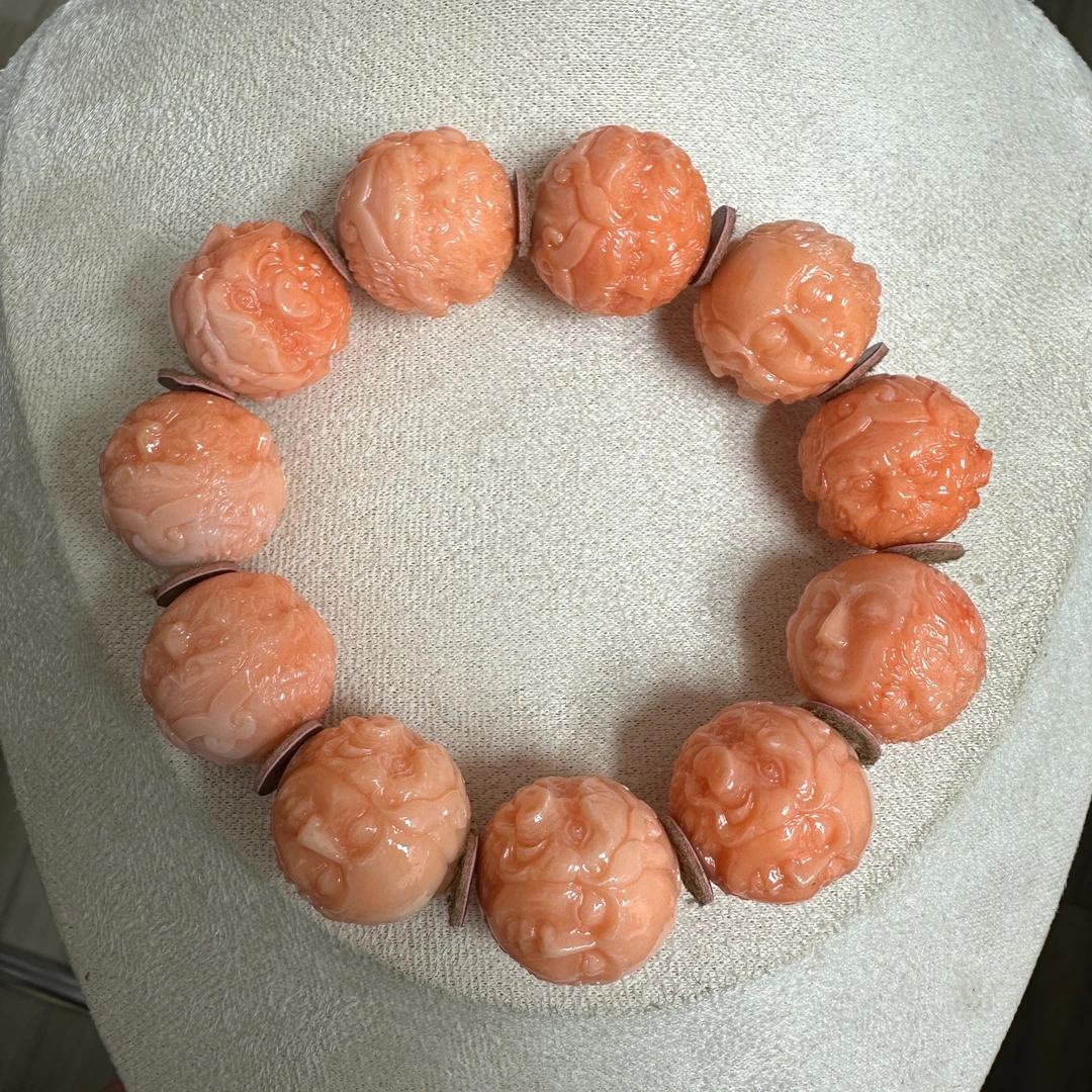 【沐言优选】四面佛雕刻22m手链A543