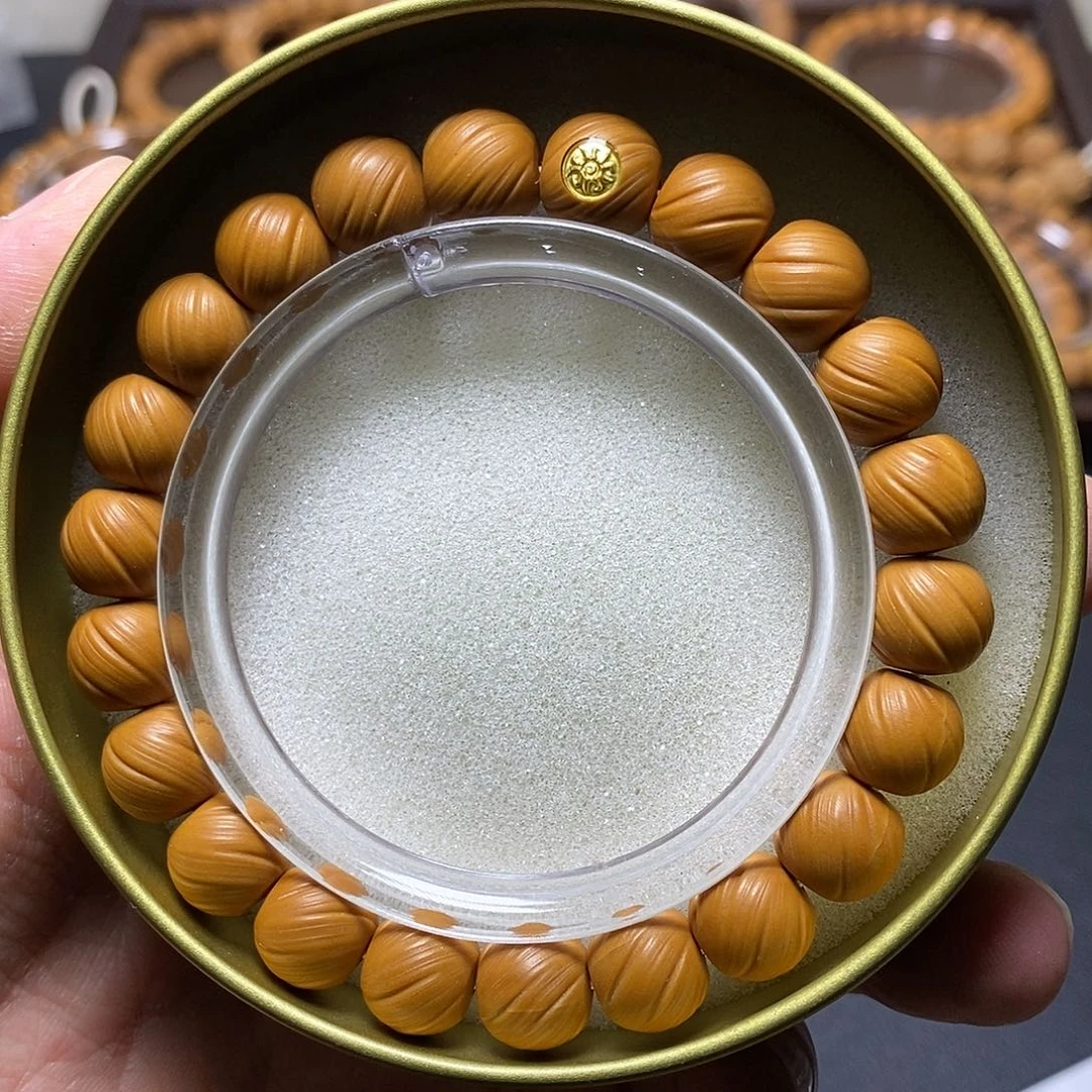 猴头核桃手串18k金标毕业定风珠尺寸10+全品62号