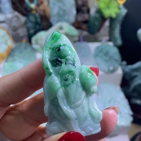 【闪购商品】颈饰未镶嵌翡翠寿星