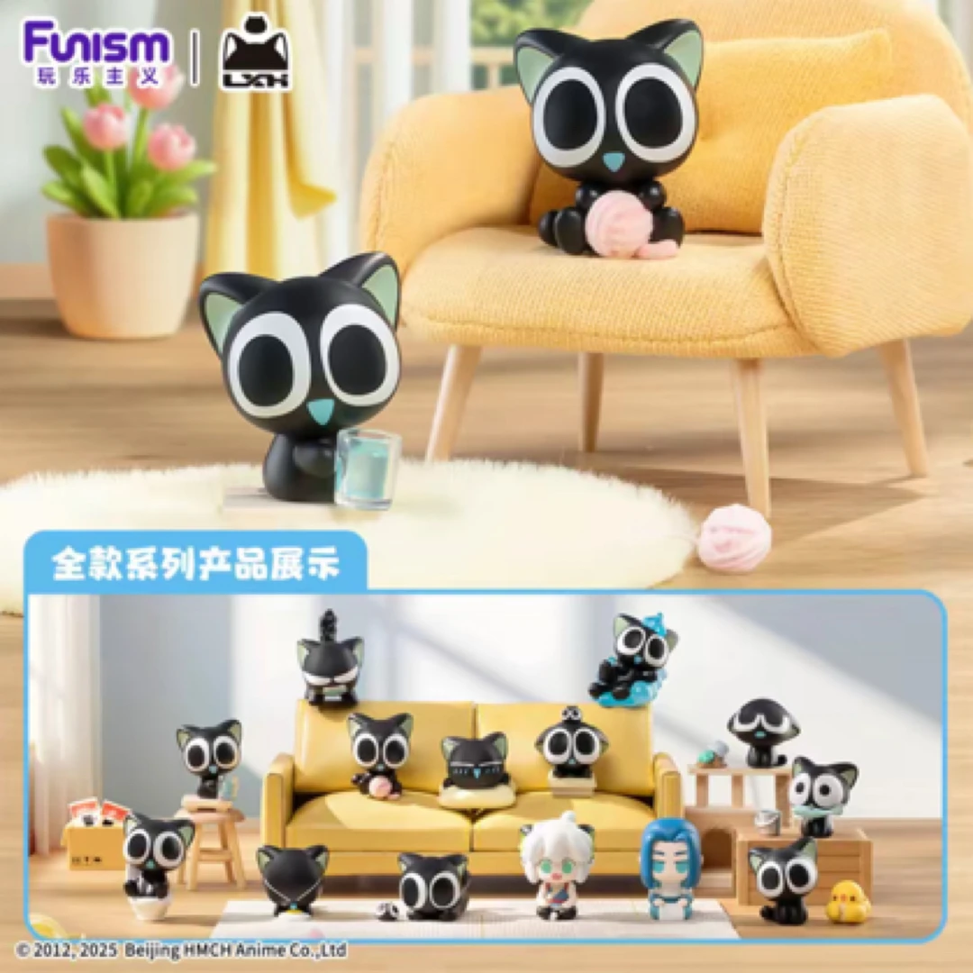 Funism玩乐主义罗小黑盲盒战记2周边日常系列小颗粒玩偶摆件手办