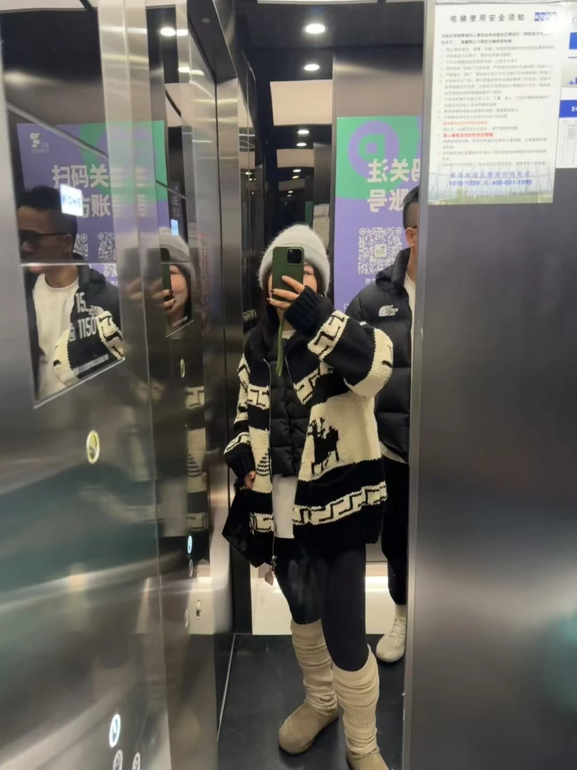 【仅支持48小时退换】在韩～100%纯手工超级重磅羊毛毛衣