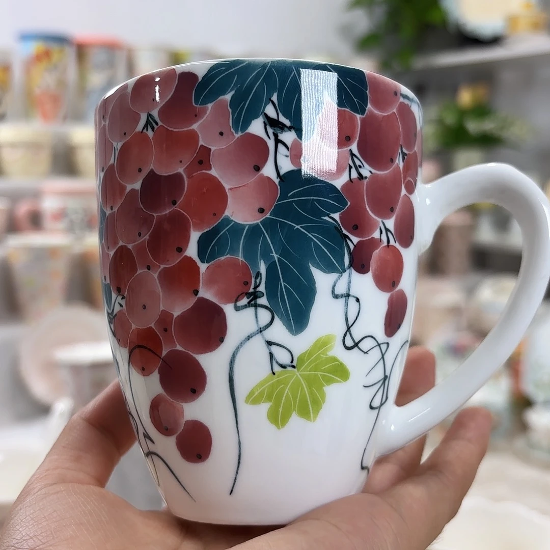 手绘创意高温釉下彩陶瓷