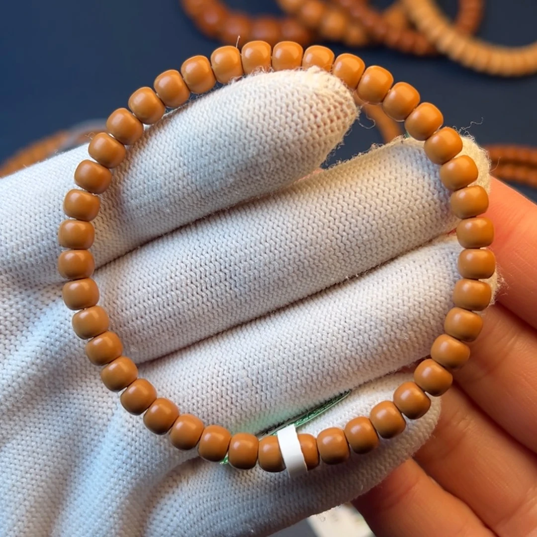 橄榄核手串/手链橄榄核尖极限弧单圈0.58cm