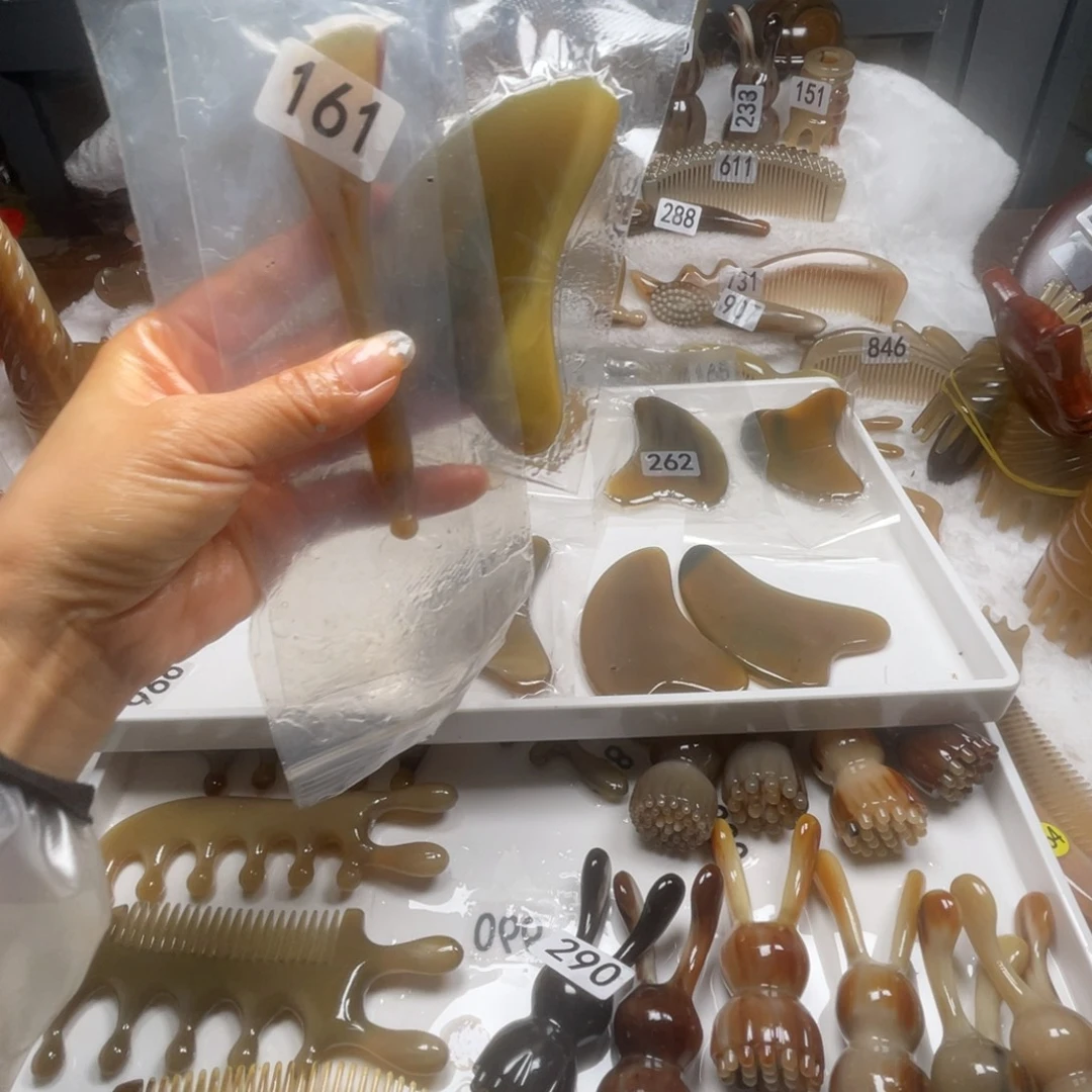 小***彬牛角梳牛角福利款