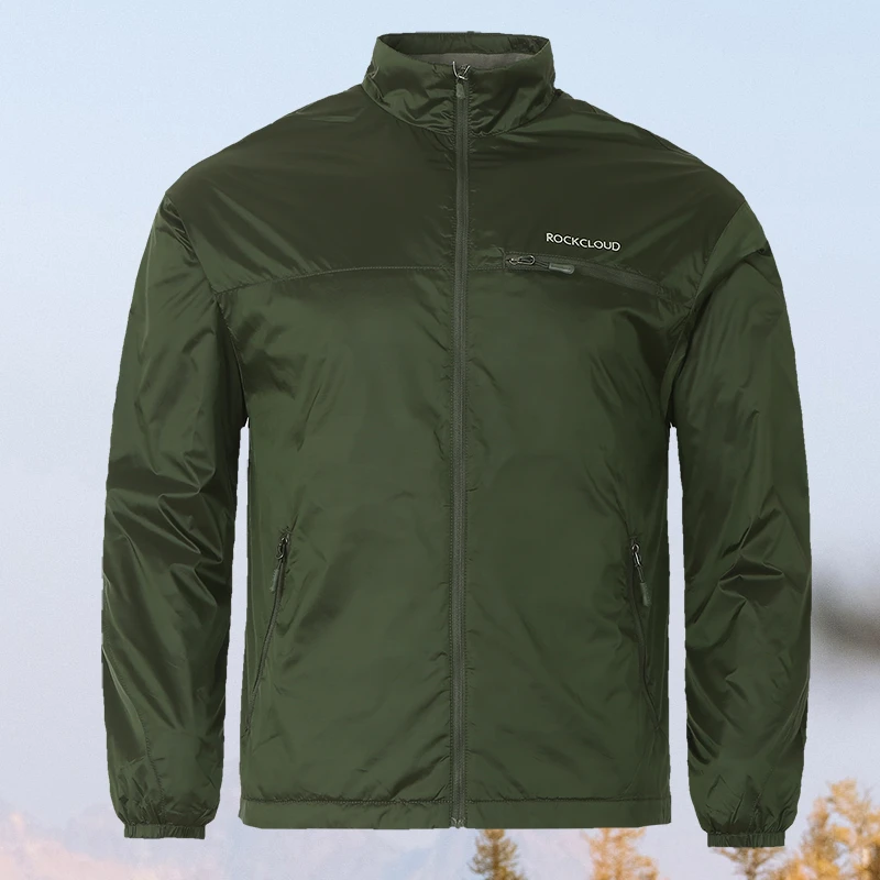 RockCloud/岩云春夏男款户外运动轻量吸湿速干防风防泼立领神衣28