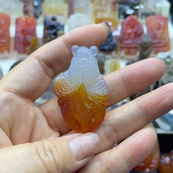 玛瑙/玉髓吊坠(赠链)未镶嵌吊坠