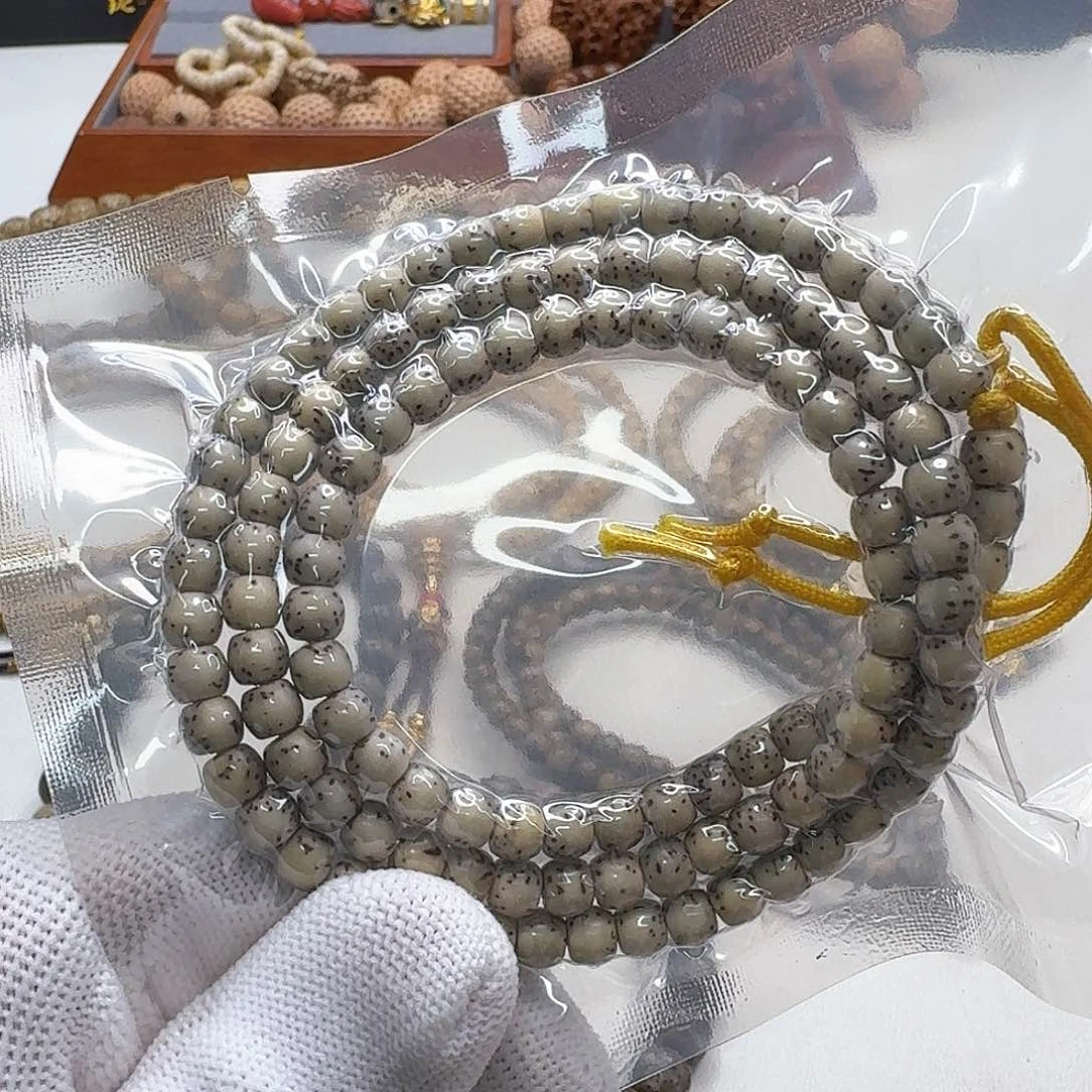 星月菩提吊坠4尊宠糯冰绿背河豚6左右108