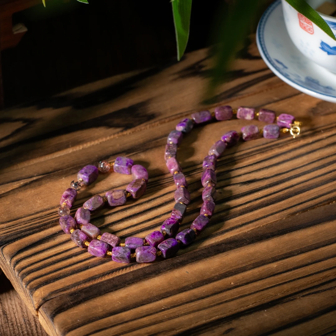 世间臻宝-颜茉丨18金桃红舒俱来项链/45cm/多样性发/P7294/均30