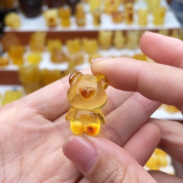 琥珀未镶嵌吊坠(不含链)