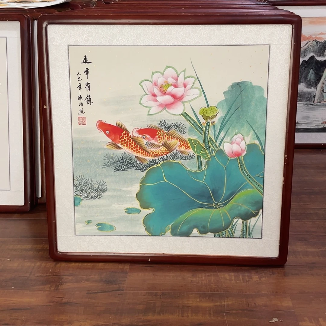 国画带框尺寸63*63厘米
