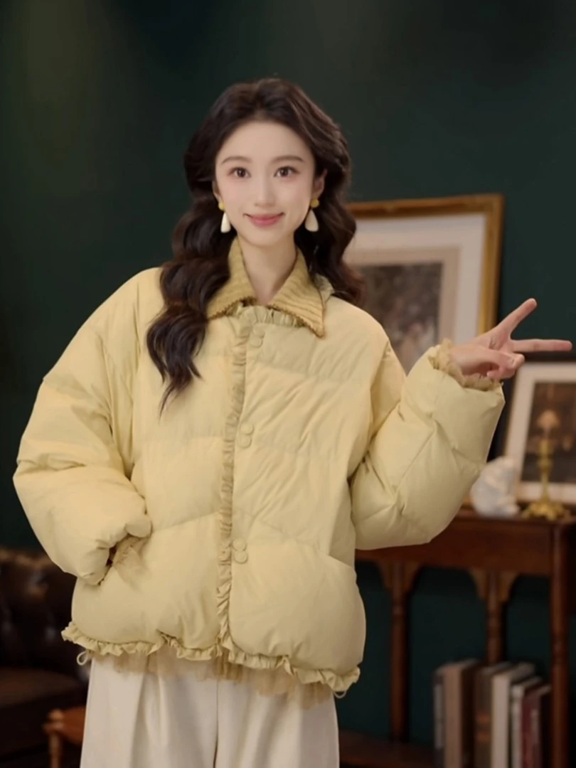 韩系高级感棉服外套女装2025年冬季新款冬装加厚保暖面包服棉袄潮